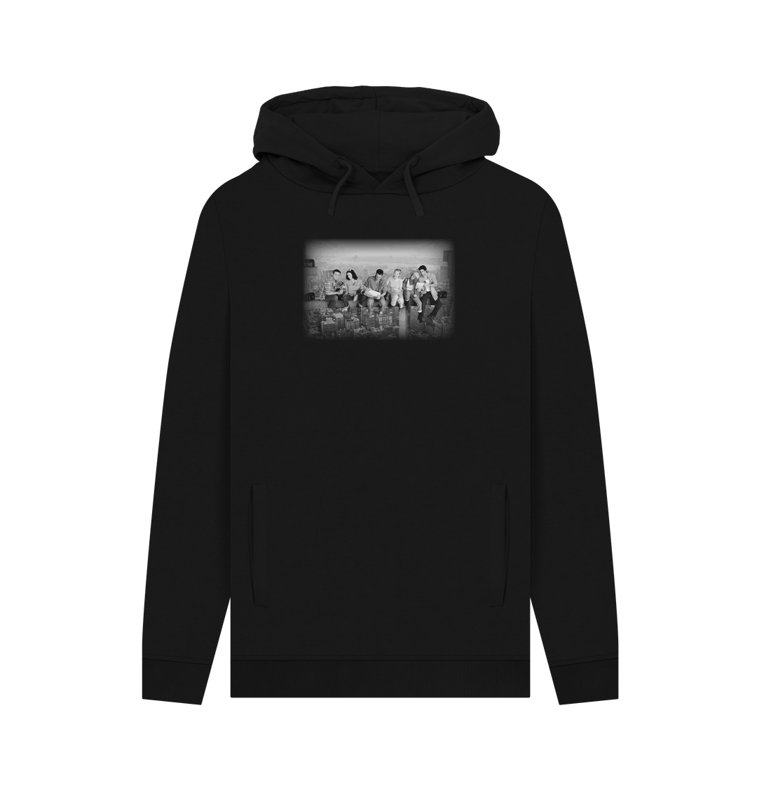 Black Printed Hoody