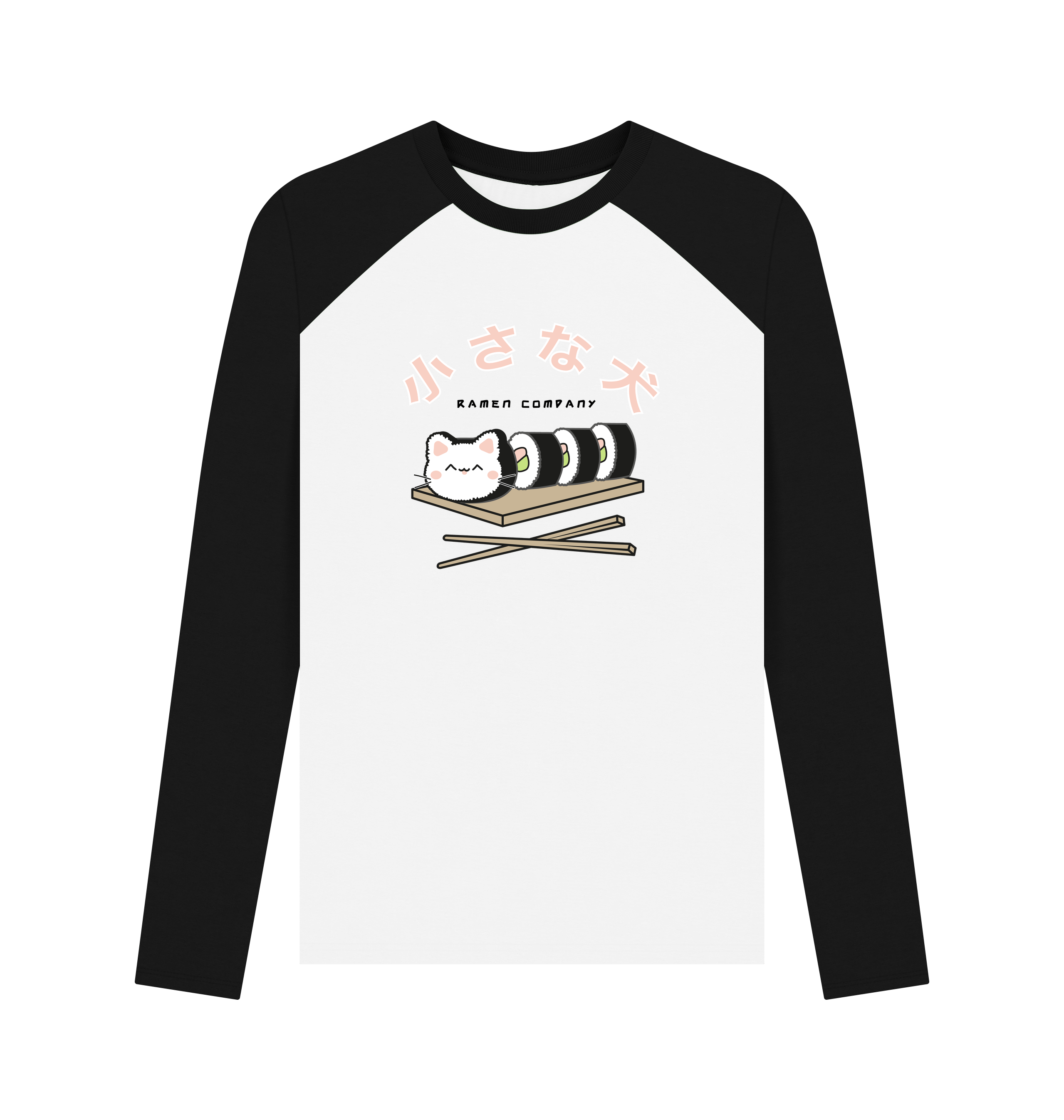 Black-White Printed Baseball T-shirt