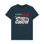 Denim Blue Printed T-shirt Front