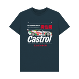 Denim Blue Printed T-shirt Front