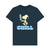 Denim Blue Printed T-shirt Front