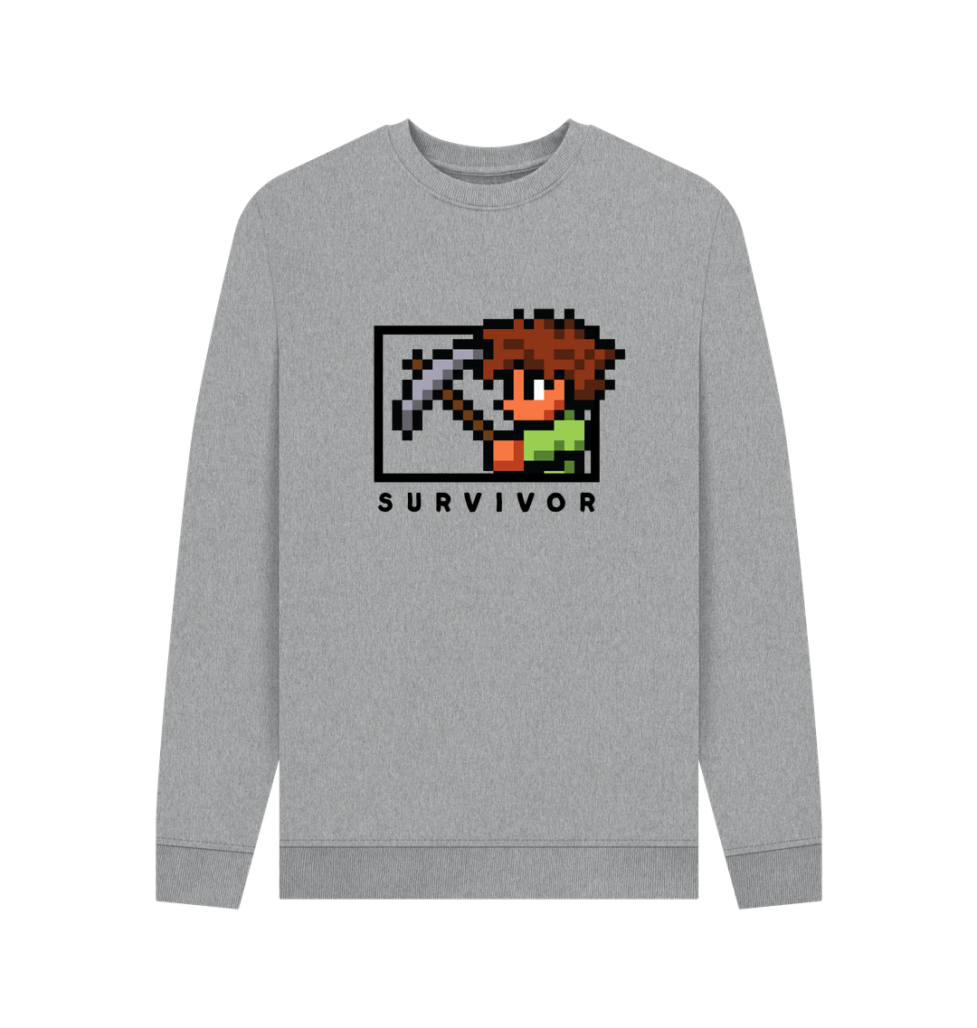 Light Heather Printed Sweater