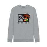 Light Heather Printed Sweater