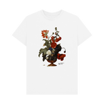 White Printed T-shirt Front