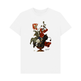 White Printed T-shirt Front