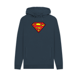 Navy Printed Hoody Front