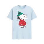 Sky Blue Printed T-shirt Front