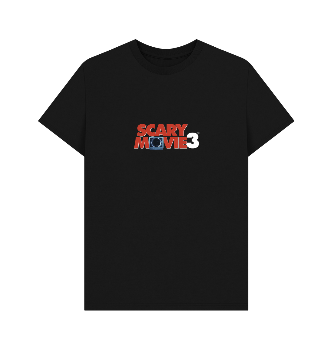Black Printed T-shirt Front