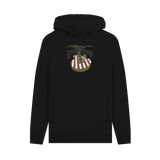 Black Printed Hoody