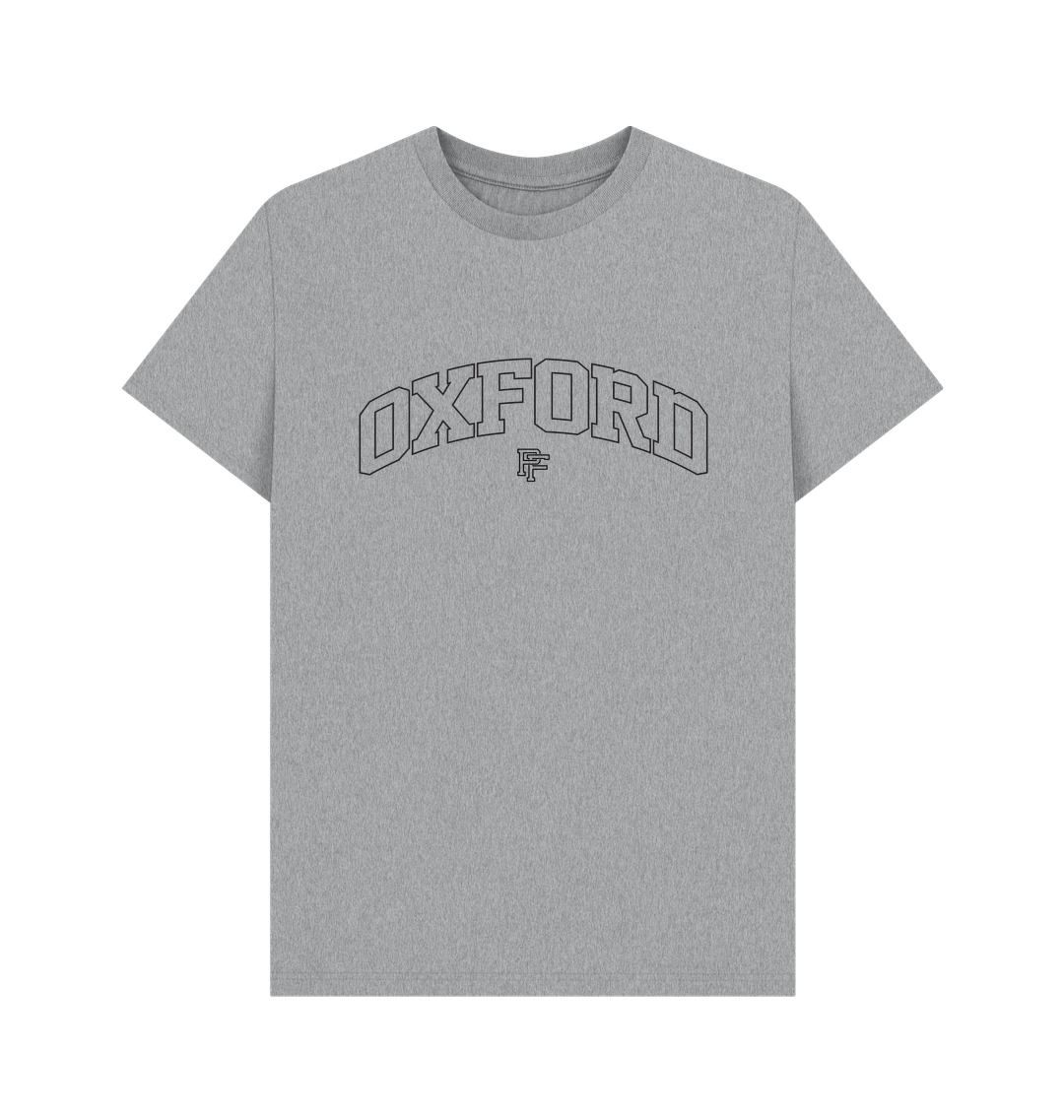 Athletic Grey Printed T-shirt Front