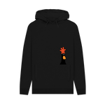 Black Printed Hoody