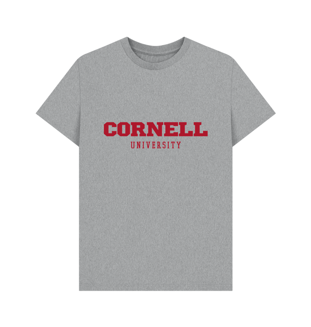 Athletic Grey Printed T-shirt