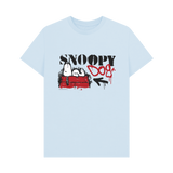 Sky Blue Printed T-shirt Front