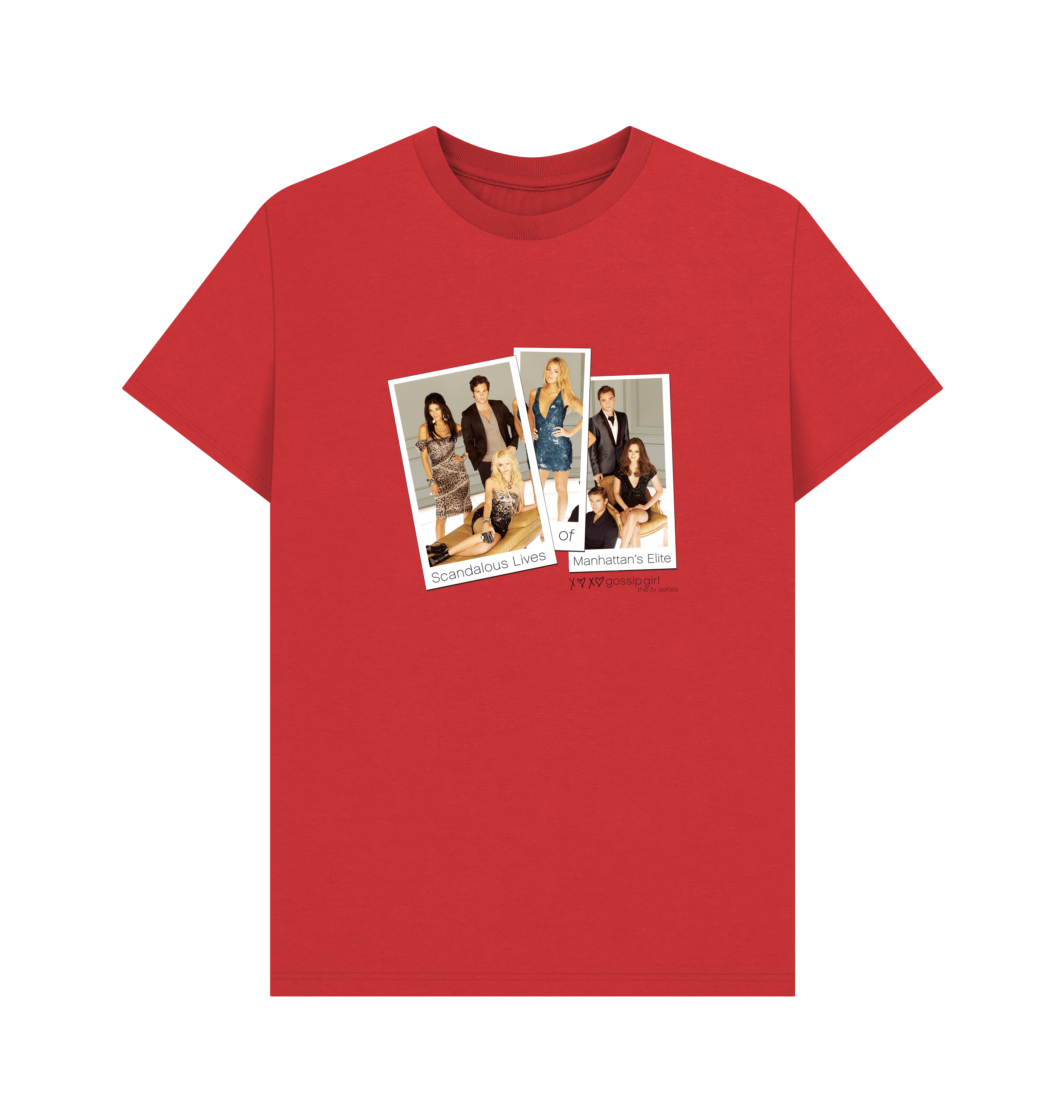 Red Printed T-shirt Front