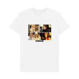 White Printed T-shirt Front