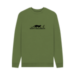 Khaki Printed Sweater Front