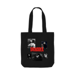Black Printed Bag Front