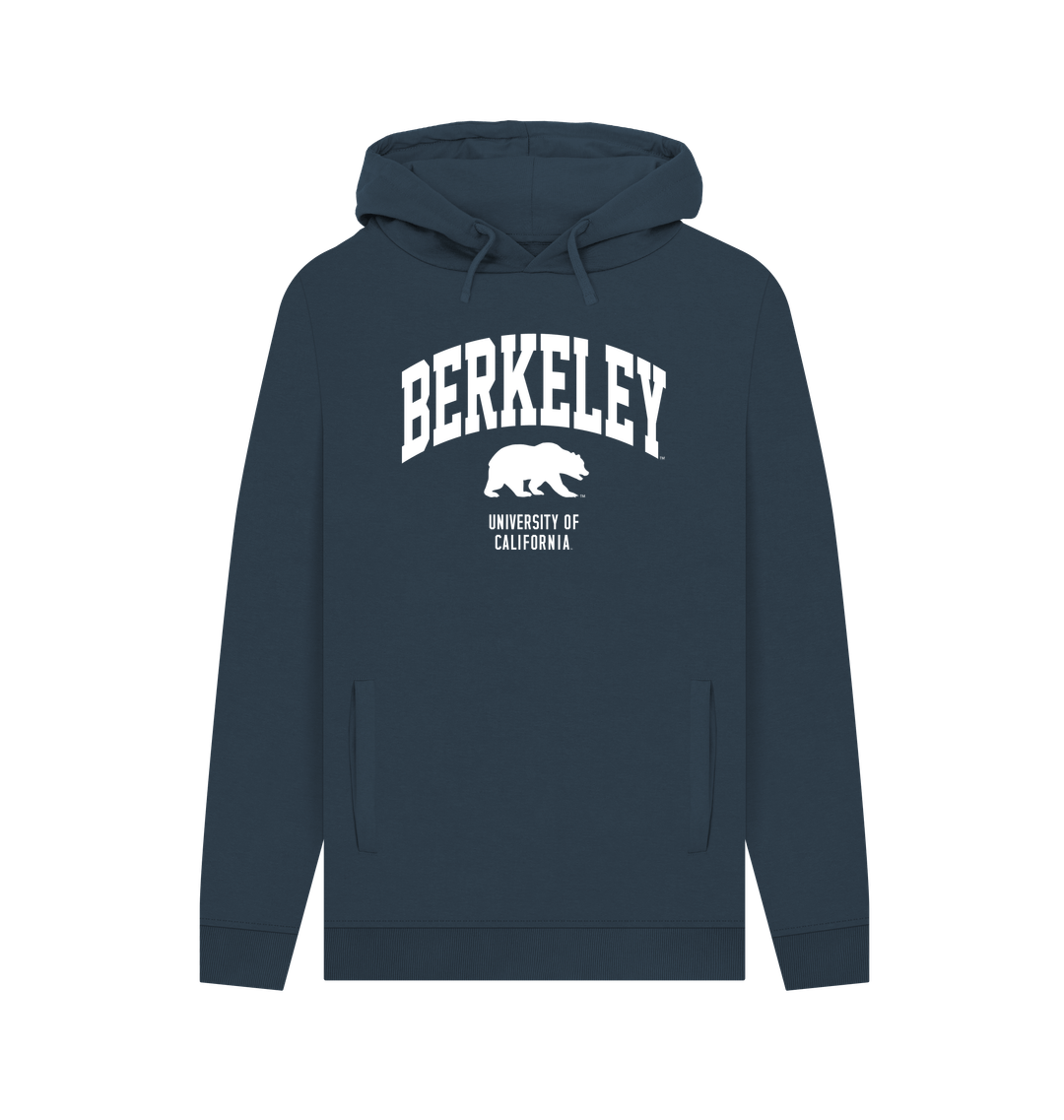 Navy Printed Hoody Front