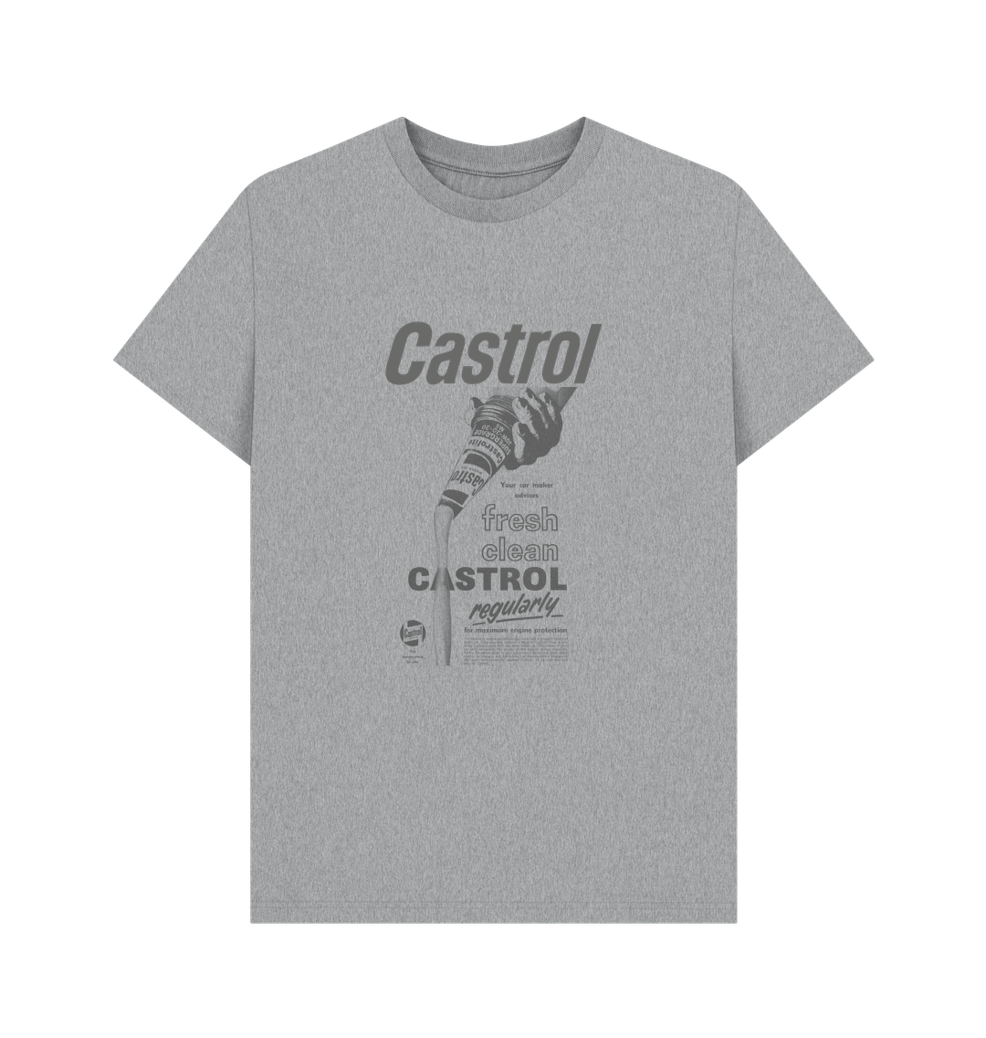 Athletic Grey Printed T-shirt