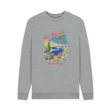 Light Heather Printed Sweater Front