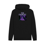 Black Printed Hoody Front