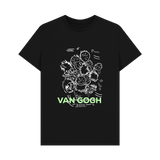 Black Printed T-shirt Front