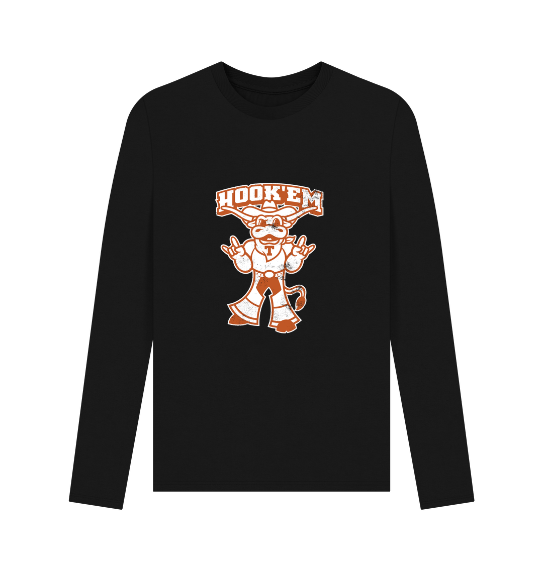 Black Printed Long Sleeve T Shirt