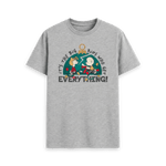 Athletic Grey Printed T-shirt Front