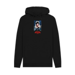 Black Printed Hoody Front