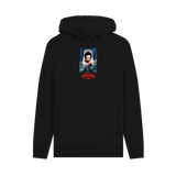 Black Printed Hoody Front