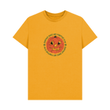 Mustard Printed T-shirt Front