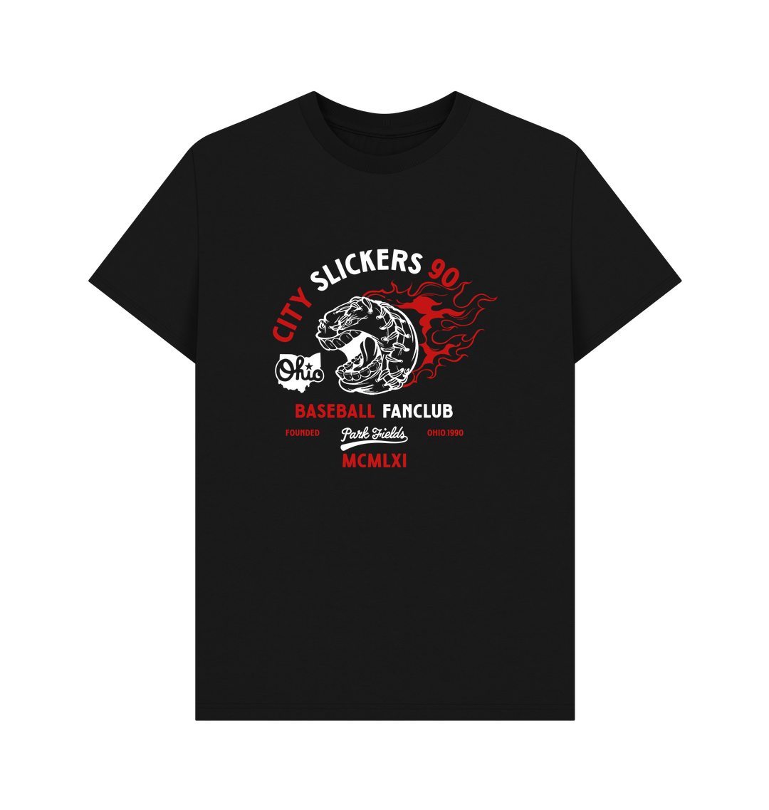 Black Printed T-shirt Front