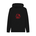 Black Printed Hoody