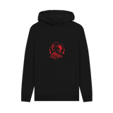 Black Printed Hoody