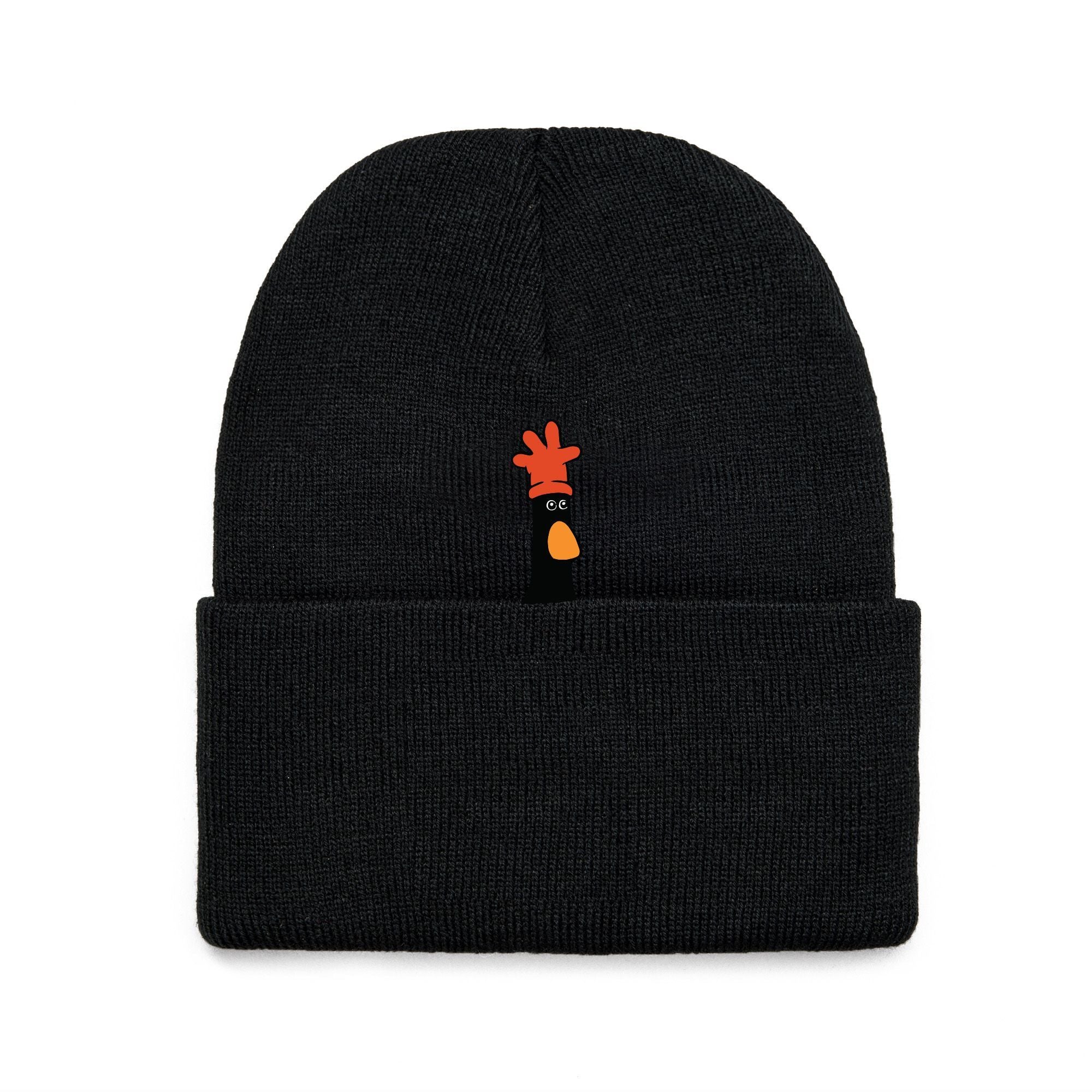 Black Beanie Front