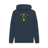 Navy Printed Hoody Front