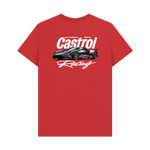 Red Printed T-shirt Back