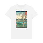 White Printed T-shirt Front