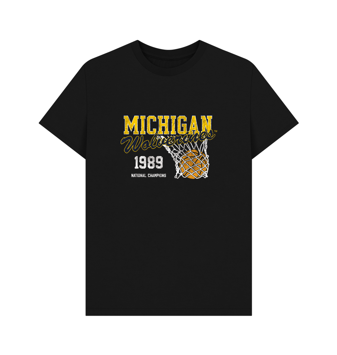 Black Printed T-shirt Front