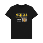 Black Printed T-shirt Front