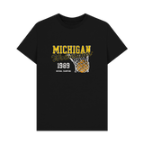 Black Printed T-shirt Front