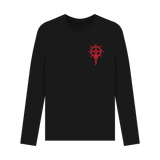 Black Printed Long Sleeve T Shirt