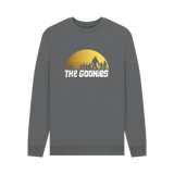 Slate Grey Printed Sweater Front