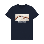 Navy Blue Printed T-shirt Front