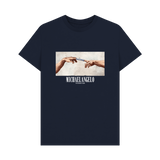 Navy Blue Printed T-shirt Front