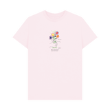 Pink Printed T-shirt Front