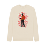 Oat Printed Sweater Front