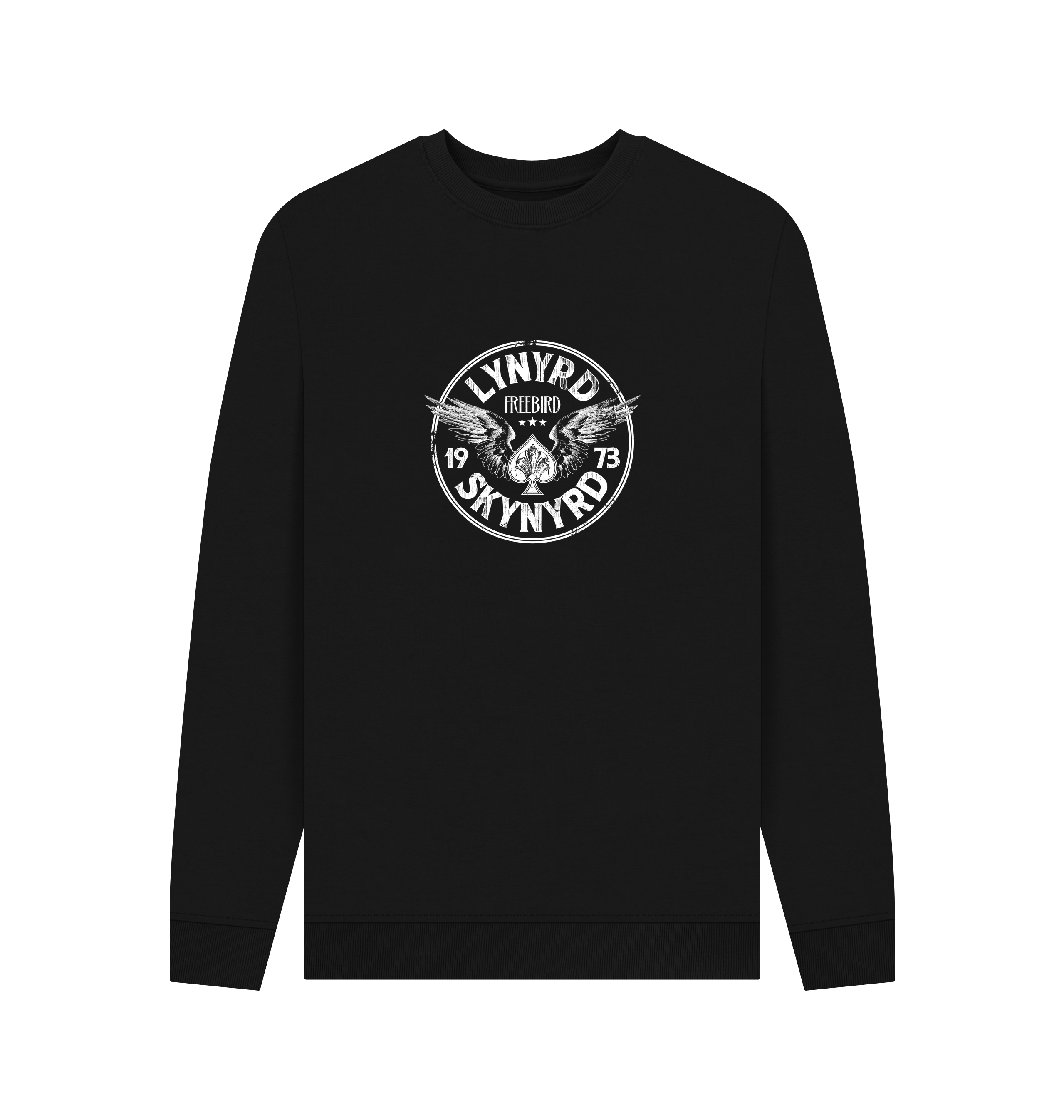 Black Printed Sweater