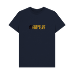 Navy Blue Printed T-shirt Front