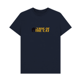 Navy Blue Printed T-shirt Front